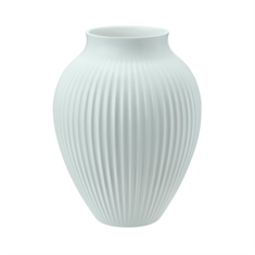 Knabstrup Vase - Ripple Mat Ice Blue - 20 cm.